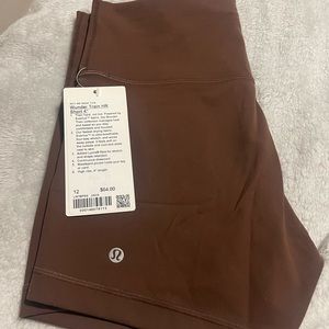 NWT Lululemon Wunder Train Short 12